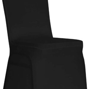 Unityj Uk Household MEQATS Black Color Polyester Chair Covers 25