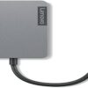 Lenovo USB-C Travel Hub Gen2 With Ethernet, HDMI, VGA & USB Port for Laptops, 4-in-1 Multiport Adapter, 4K Support, Gigabit Speed