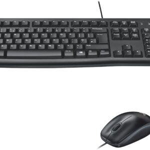 Unityj Uk Computers Logitech MK120 Wired Keyboard And Mouse Combo 398