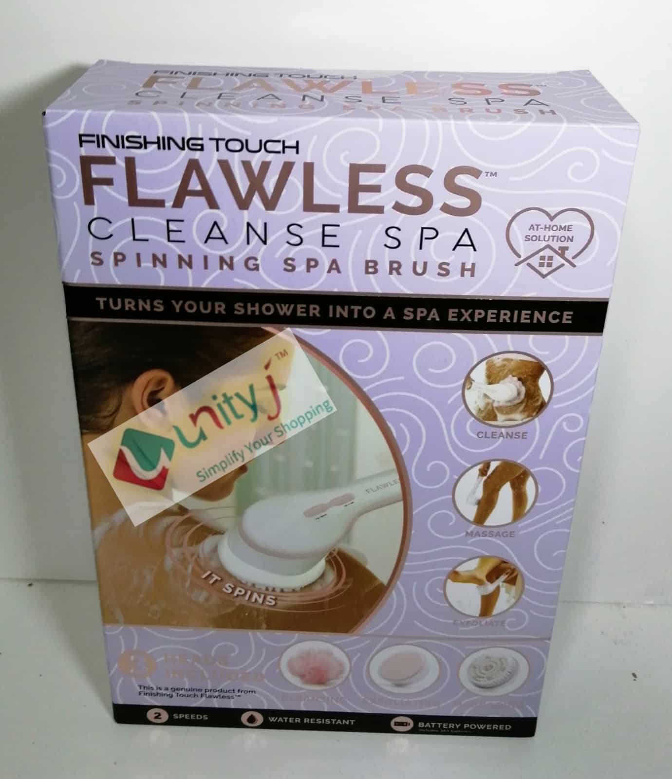 Unityj Uk Beauty Flawless Cleanse Spa, Electric Body Brush 261 Unityj Uk Beauty Flawless Cleanse Spa, Electric Body Brush 261