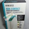 HoMedics No Contact Thermometer – Infrared Forehead Temperature Reader, Temporal Scan Technology, Instant Measurement, Digital Tri-Color LCD Display, Fever Alarm, for Adults, Babies, Elders, Home, Clinic, and Travel Use