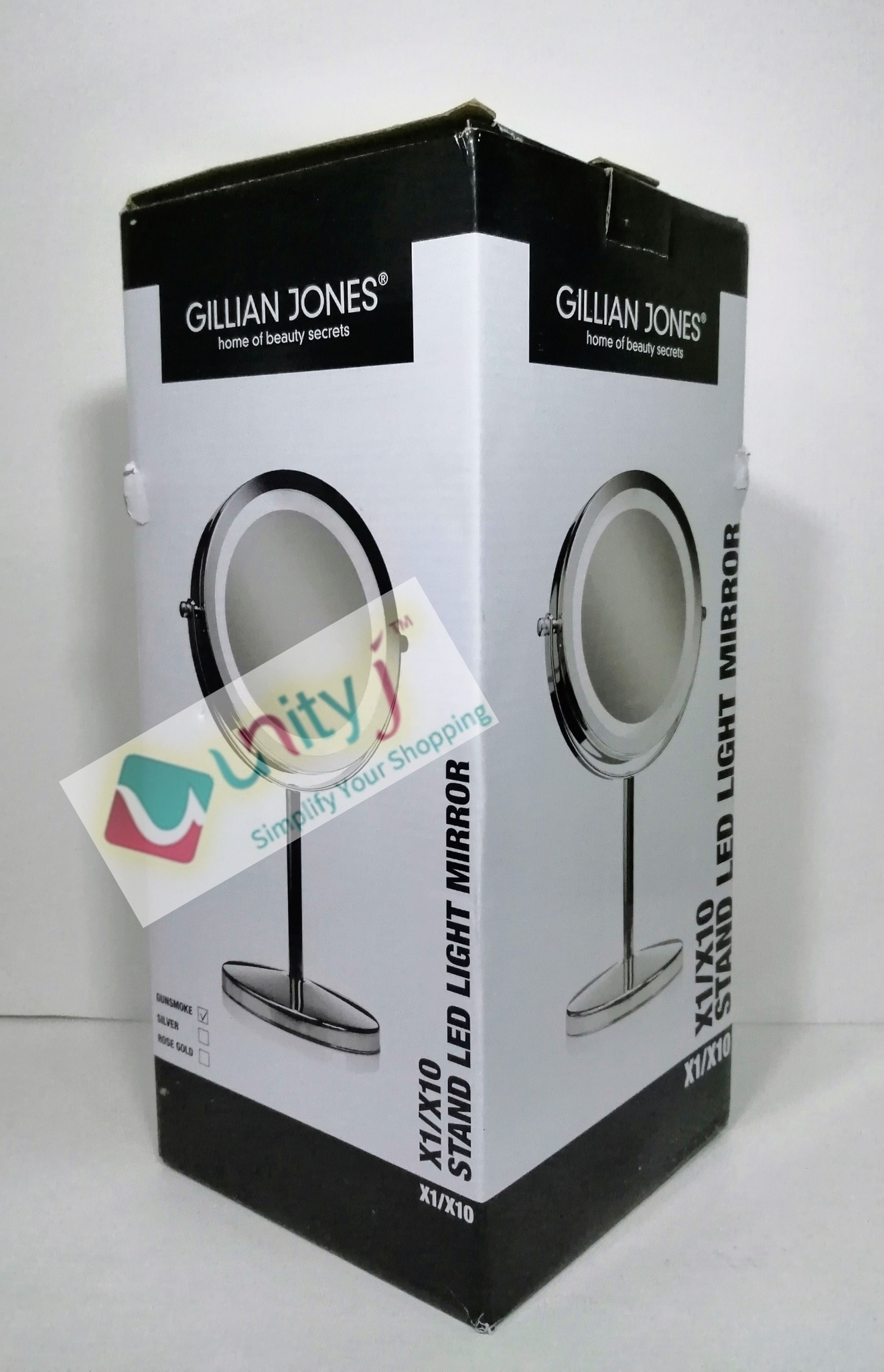 Unityj Uk Beauty Gillian Jones Makeup Mirror With LED Gunsmoke 307 Unityj Uk Beauty Gillian Jones Makeup Mirror With LED Gunsmoke 307