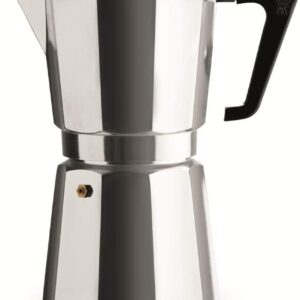 Unityj Uk Kitchen Appliances Pezzetti ItalExpress Coffee Maker In Aluminium 14 Cups Centimeters Silver 501