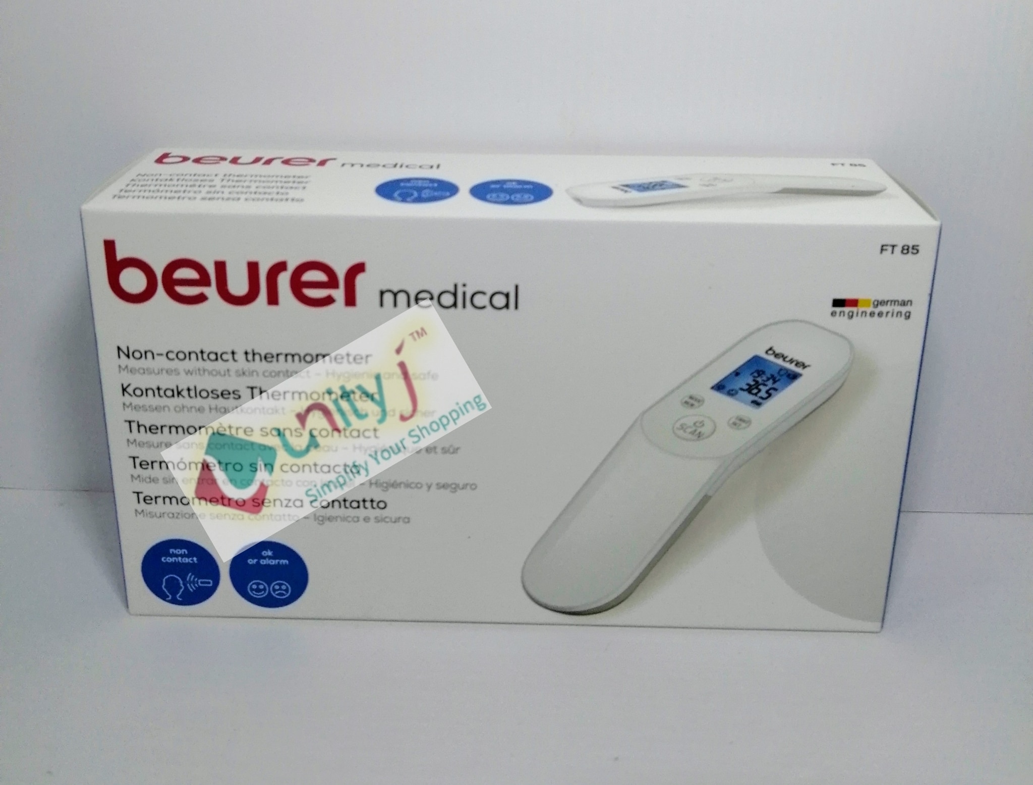 Unityj Uk Health Beurer FT85 Non Contact Clinical Thermometer 265 Unityj Uk Health Beurer FT85 Non Contact Clinical Thermometer 265
