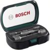 Bosch Hex Magnetic Nut Driver Set 6pc 6–13 mm – Steel Nutsetter Bits with 1/4″ Hex Shank for DIY, Garage, Workshop, Home Repairs & Power Tools, Compact Case Included, Universal Fit (2607017313)