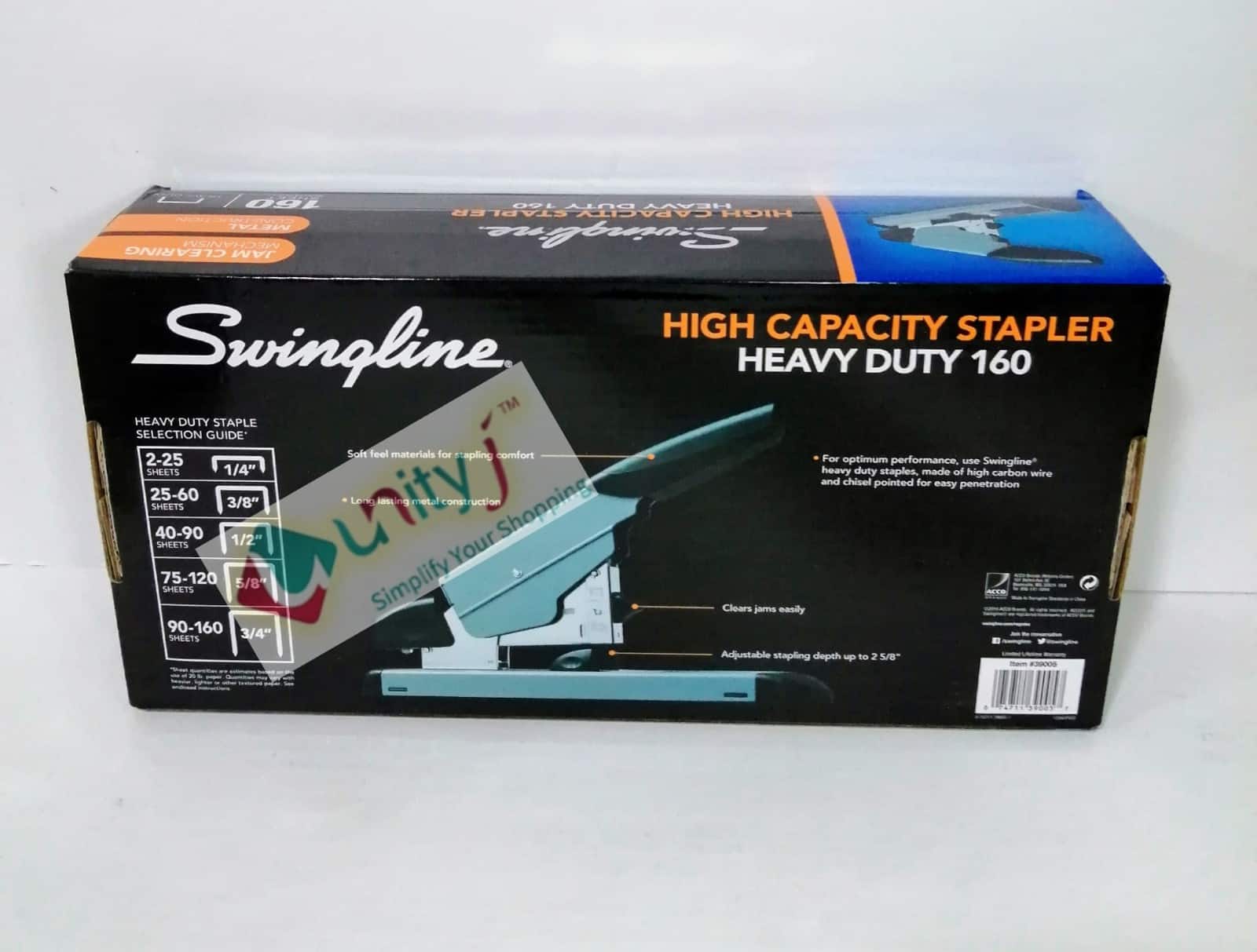 Unityj Uk Office Swingline Heavy Duty Stapler, 160 Sheet High Capacity 2 276 Unityj Uk Office Swingline Heavy Duty Stapler, 160 Sheet High Capacity 2 276