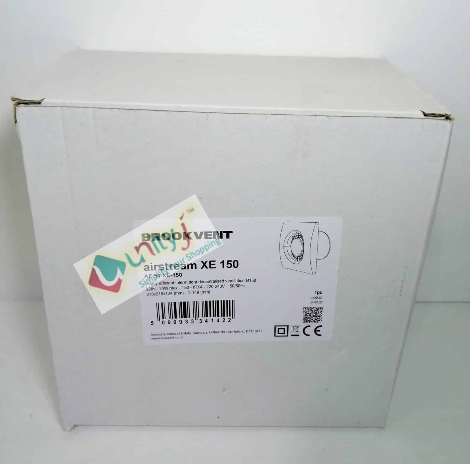 Unityj Uk Appliances Brookvent Airstream Xe 150 343 Unityj Uk Appliances Brookvent Airstream Xe 150 343