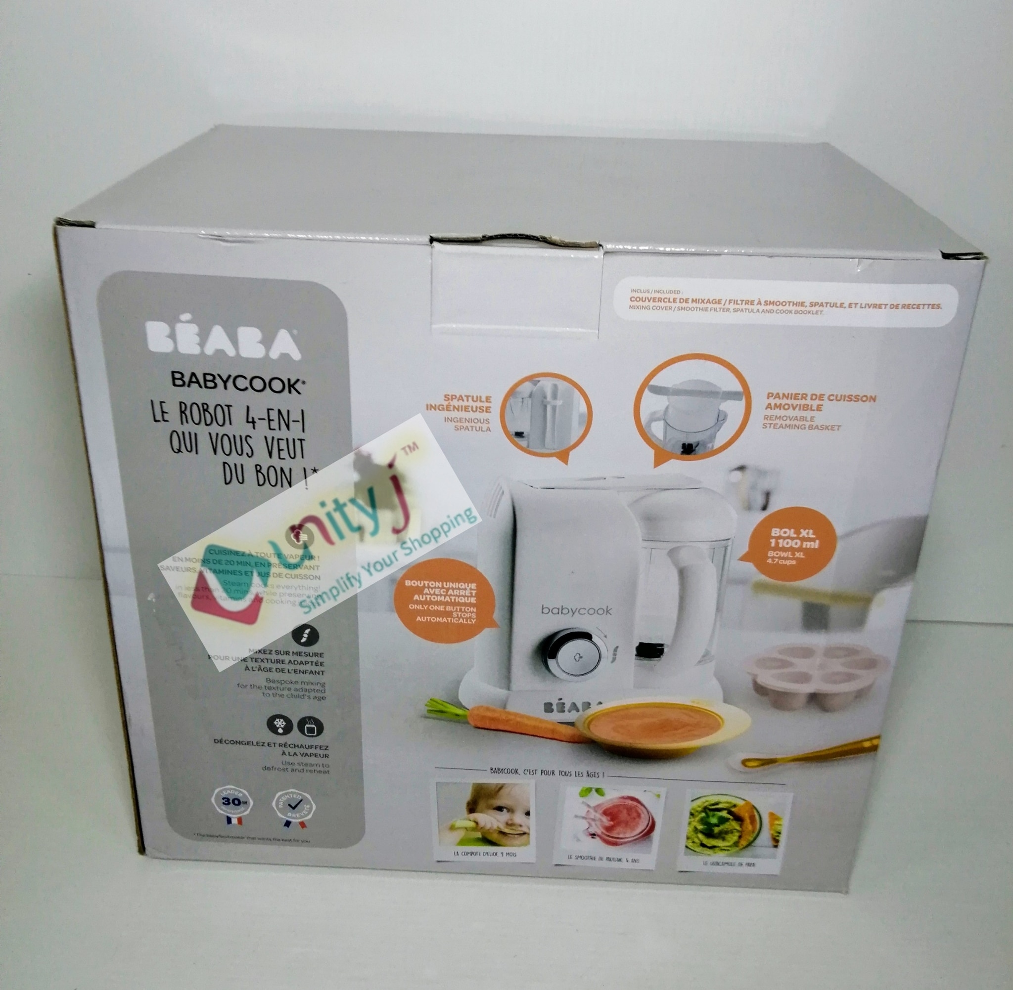 Unityj Uk Baby BEABA Babycook Solo Baby Food Maker White 3 253 Unityj Uk Baby BEABA Babycook Solo Baby Food Maker White 3 253