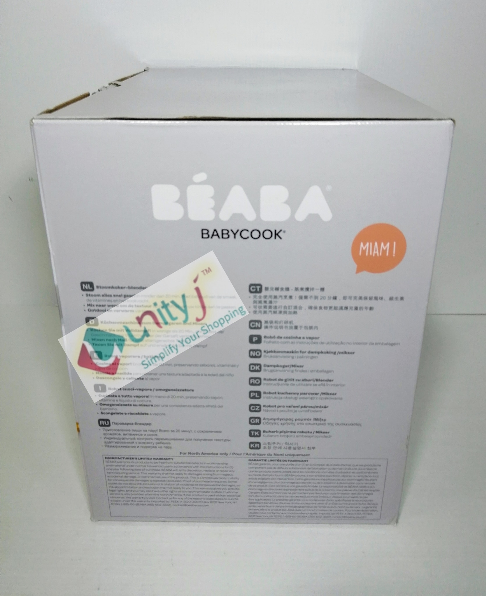 Unityj Uk Baby BEABA Babycook Solo Baby Food Maker White 4 254 Unityj Uk Baby BEABA Babycook Solo Baby Food Maker White 4 254