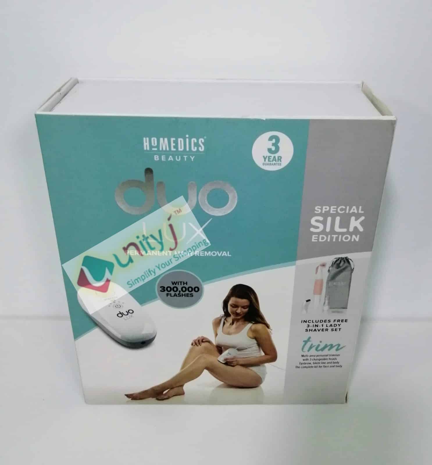 Unityj Uk Beauty HoMedics Duo Lux IPL Silk Edition With 3 In 1 Trimmer Set 387 Unityj Uk Beauty HoMedics Duo Lux IPL Silk Edition With 3 In 1 Trimmer Set 387