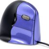 Evoluent Vertical Mouse 4 Small Right-Handed Wired USB – Ergonomic Design, 6 Programmable Buttons, Scroll Wheel, Adjustable Cursor Speed, Ideal for Office, Home, Workstations & RSI Prevention – BNEEVR4S