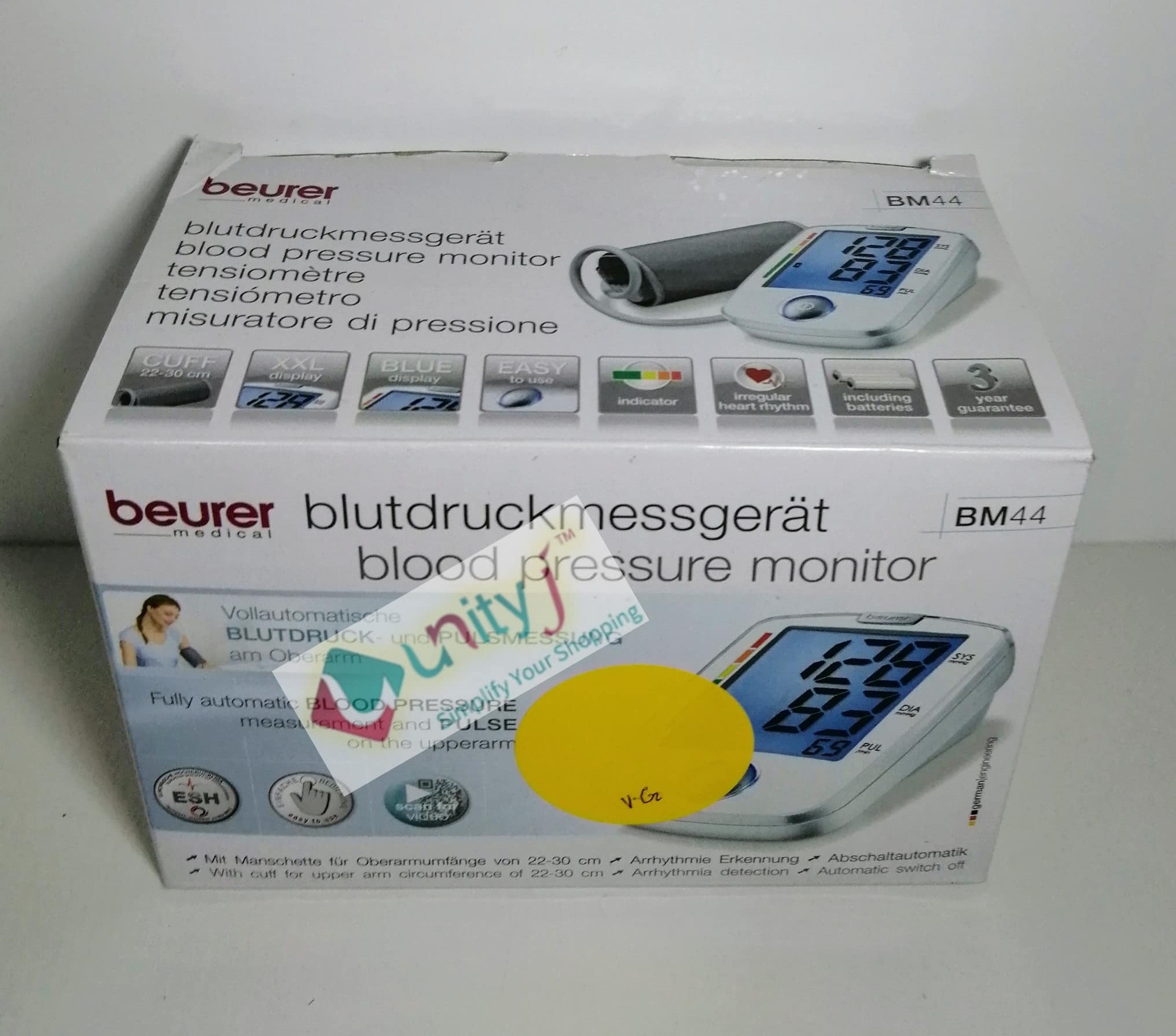 Unityj Uk Health Beurer BM44 Easy Use Upper Arm Blood Pressure Monitor 305 Unityj Uk Health Beurer BM44 Easy Use Upper Arm Blood Pressure Monitor 305