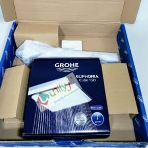 Unityj Uk Bath Grohe Euphoria Cube Shower Head Kit, 1 Set, 26073000, Chrome 95