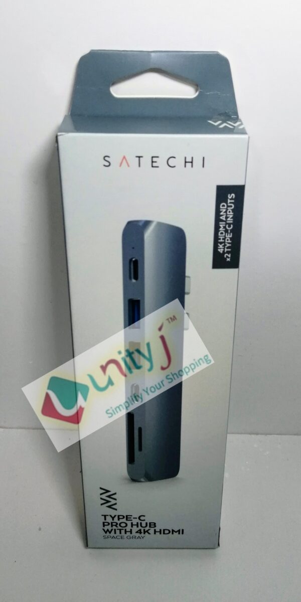 Unityj Uk Computers SATECHI Type C Pro Hub Adapter With USB C PD (40 Gbps) 796