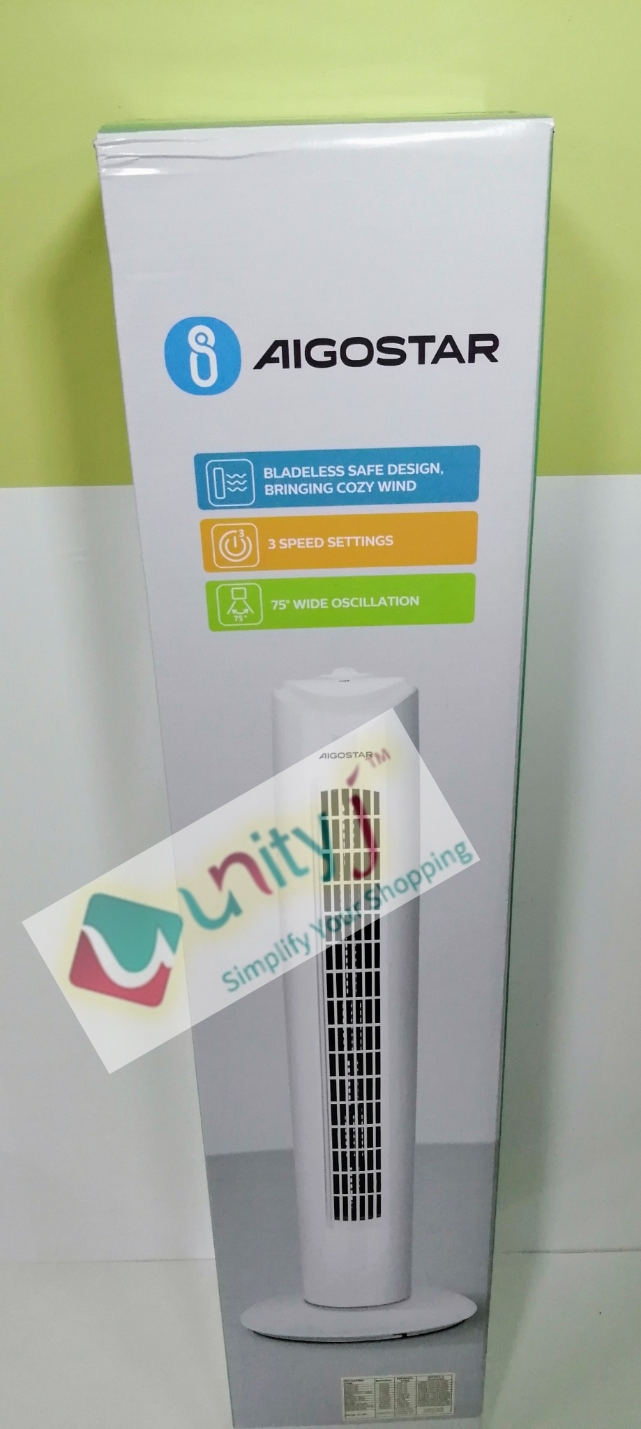 Unityj Uk Household Aigostar Tower Fan, 30” Oscillating Standing Fan 2 287 Unityj Uk Household Aigostar Tower Fan, 30” Oscillating Standing Fan 2 287