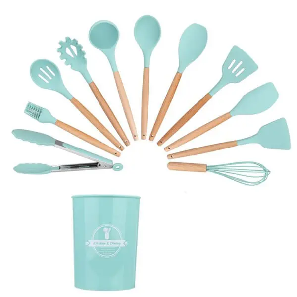 Unityj Uk Kitchen Appliances MEQATS 12 Piece Kitchen Utensil Set Turquoise 863 Unityj Uk Kitchen Appliances MEQATS 12 Piece Kitchen Utensil Set Turquoise 863