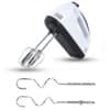 MEQATS Electric Hand Mixer Electric Whisk 7 Modes Hand Mixers for Baking, Detachable Cake Mixer Blender Portable Compact Handheld Egg Beater with 4 Stainless Steel Accessories for Baking Cake