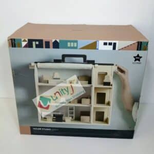 Unityj Uk Toys Kids Concept Wooden Doll Studio House Aiden With Furnitures 201