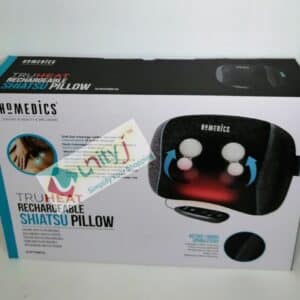 Unityj Uk Health HoMedics TRUHEAT Shiatsu Rechargeable Massage Pillow Rechargeable 367