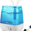 BEAR 6L Top Filling Humidifier, Ultra Quiet 28 dB for Babies, Plants, 360° Adjustable Steam Nozzle, Aromatherapy Tray, 35 Hours Runtime, Auto Shut-Off, BPA-Free, Easy to Clean