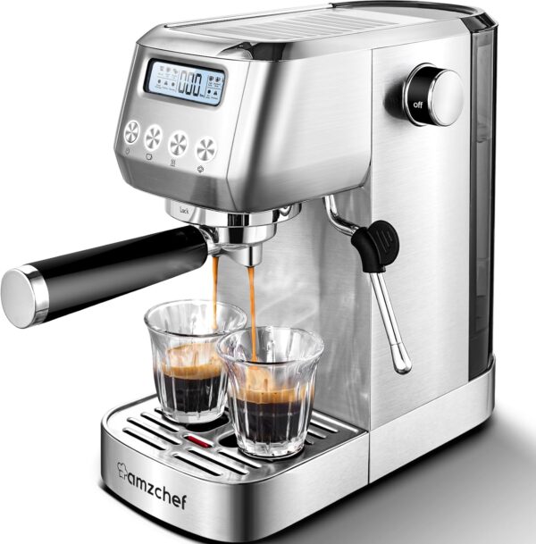 Unityj Uk Kitchen Appliances AMZCHEF 20 Bar Espresso Coffee Machines 1273
