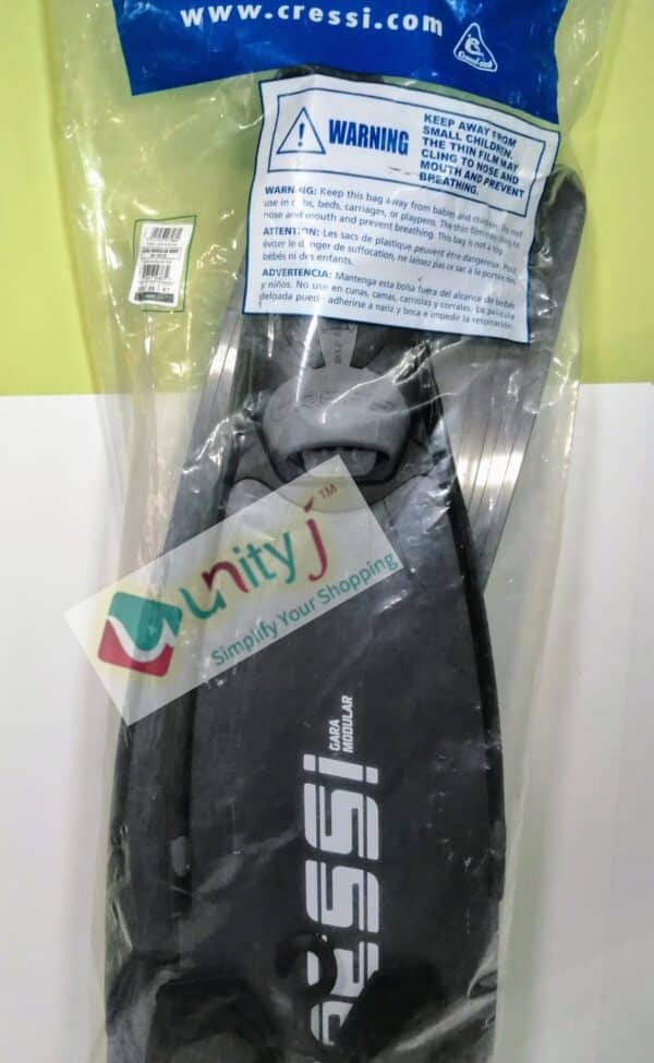 Unityj Uk Sports Cressi Unisex Gara Modular Nery Diving Fins, BlackSilver, Size 38 Size 39 86