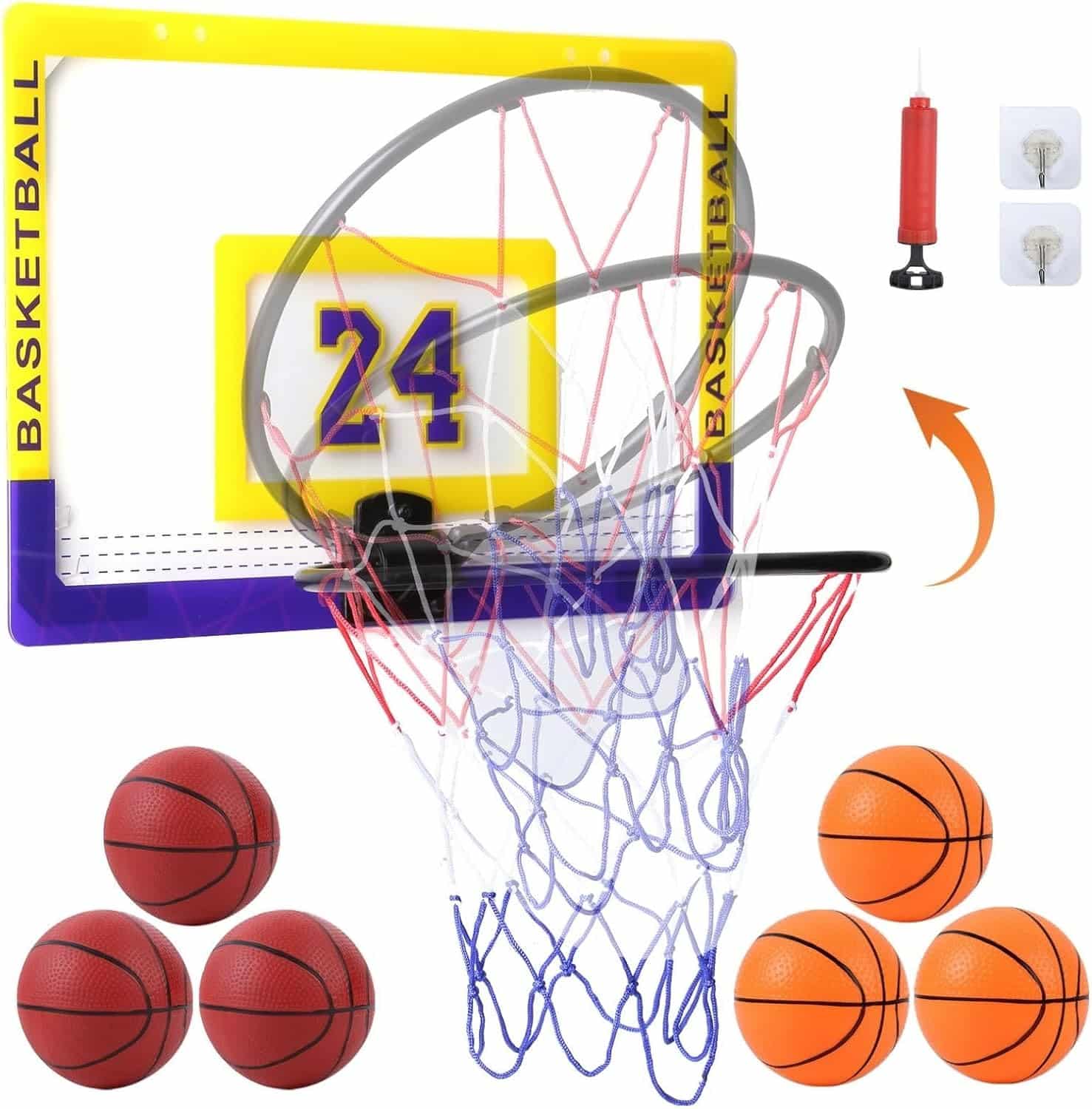 Unityj Uk Toys MEQATS Mini Basketball Hoop For Door 227 Unityj Uk Toys MEQATS Mini Basketball Hoop For Door 227