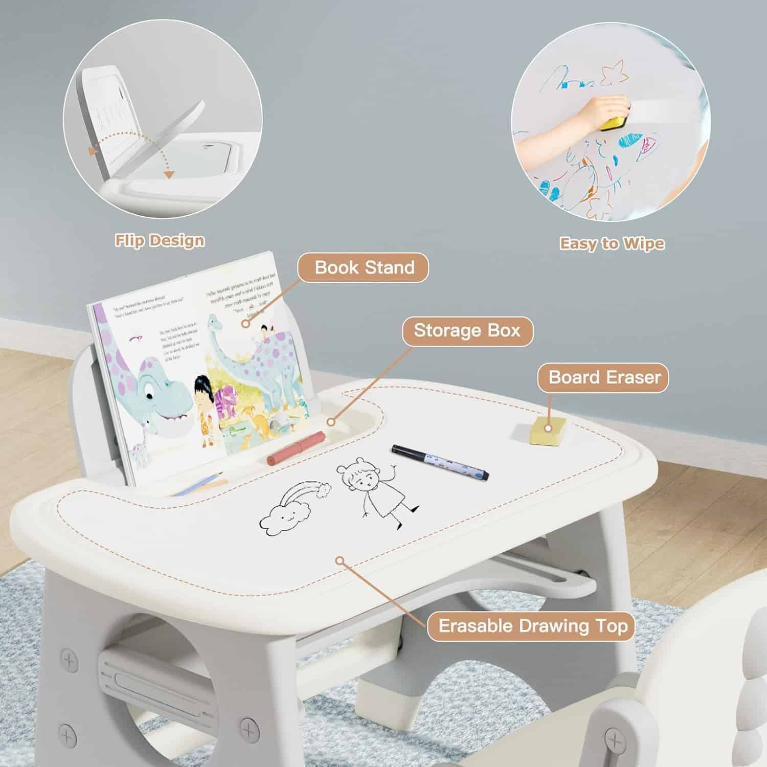 Unityj Uk Baby MEQATS Kids Drawing Table And Chair Set 1 365 Unityj Uk Baby MEQATS Kids Drawing Table And Chair Set 1 365