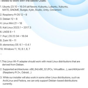 Unityj Uk Computers BrosTrend Linux USB WiFi Adapter 2 1002