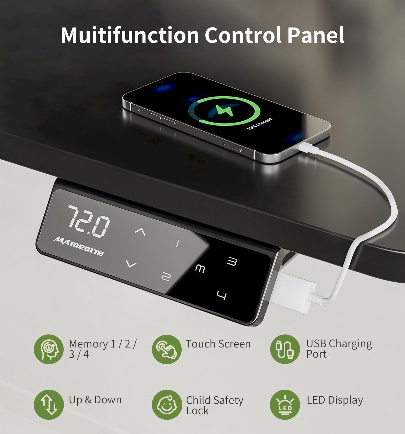 Unityj Uk Computers MAIDeSITe Height Adjustable Standing Desk 2 1079 Unityj Uk Computers MAIDeSITe Height Adjustable Standing Desk 2 1079