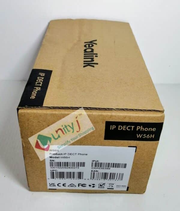 Unityj Uk Telecommunications Yealink W56H, Mid Level, Premium Additional Cordless DECT IP Phone 1 125