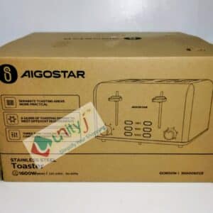 Unityj Uk Kitchen Appliances Aigostar Toaster 4 Slice Stainless Steel Toaster 1 1382