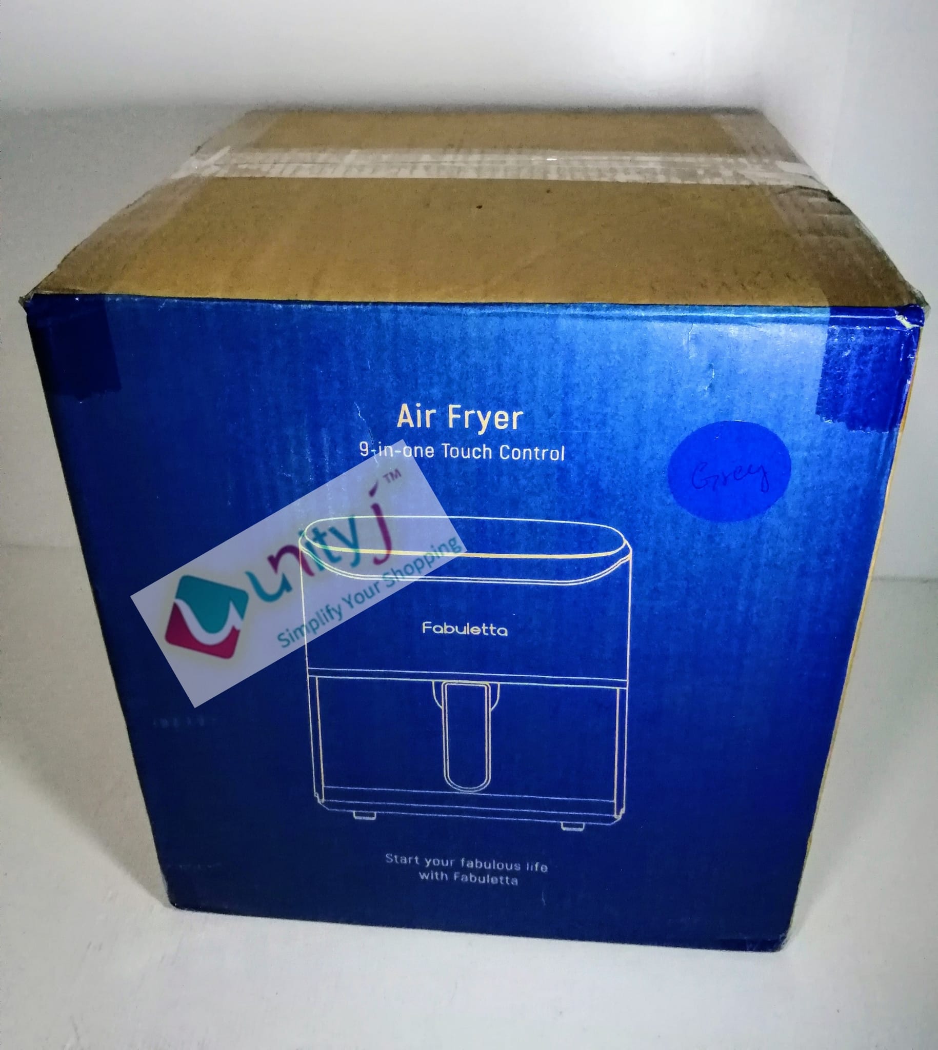 Unityj Uk Kitchen Appliances Fabuletta Air Fryers 4L, 1680W GREY 1484 Unityj Uk Kitchen Appliances Fabuletta Air Fryers 4L, 1680W GREY 1484