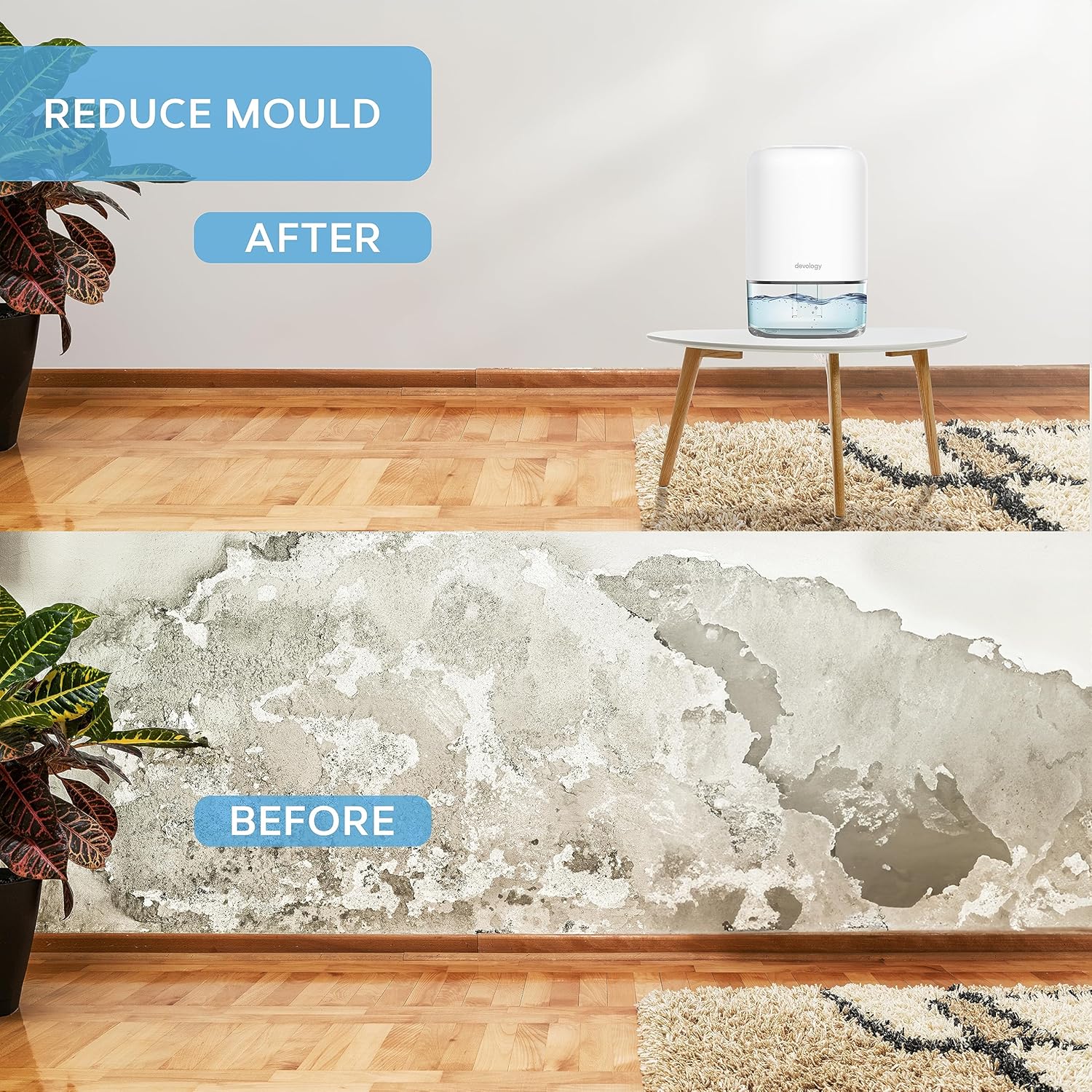 Unityj Uk Appliances Devology Portable Compact Mini Dehumidifier 4 682 Unityj Uk Appliances Devology Portable Compact Mini Dehumidifier 4 682