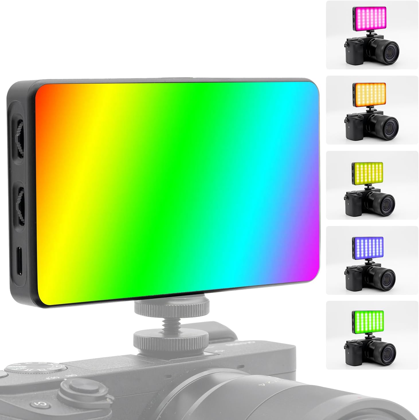 Unityj Uk Audio Video MEQATS W140 RGB LED Video Light, 357 Unityj Uk Audio Video MEQATS W140 RGB LED Video Light, 357