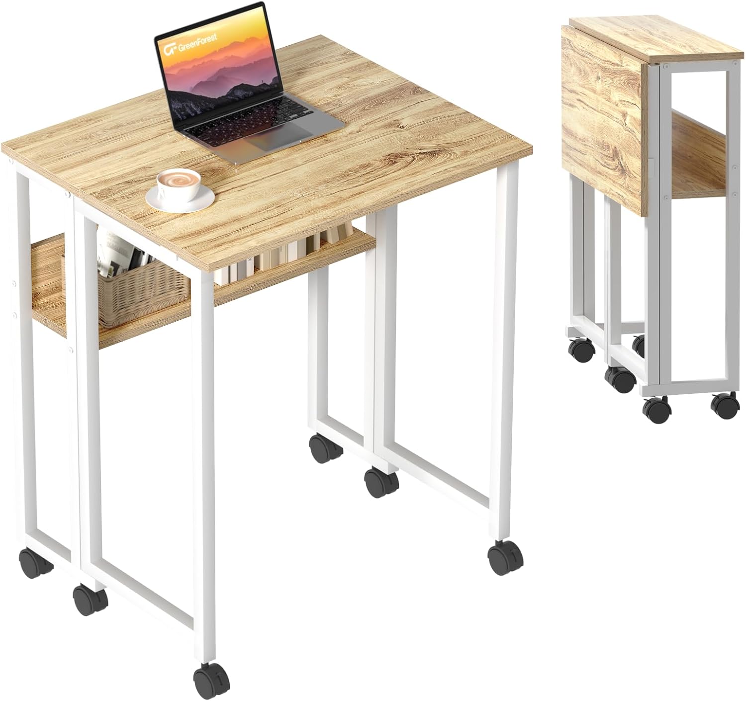 Unityj Uk Computers GreenForest Folding Desk 63 CM 1608 Unityj Uk Computers GreenForest Folding Desk 63 CM 1608