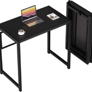 Unityj Uk Computers GreenForest Folding Desk 80 CM Black 1622