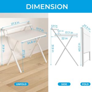 Unityj Uk Computers GreenForest Folding Desk White 1 1627 Unityj Uk Computers GreenForest Folding Desk White 1 1627