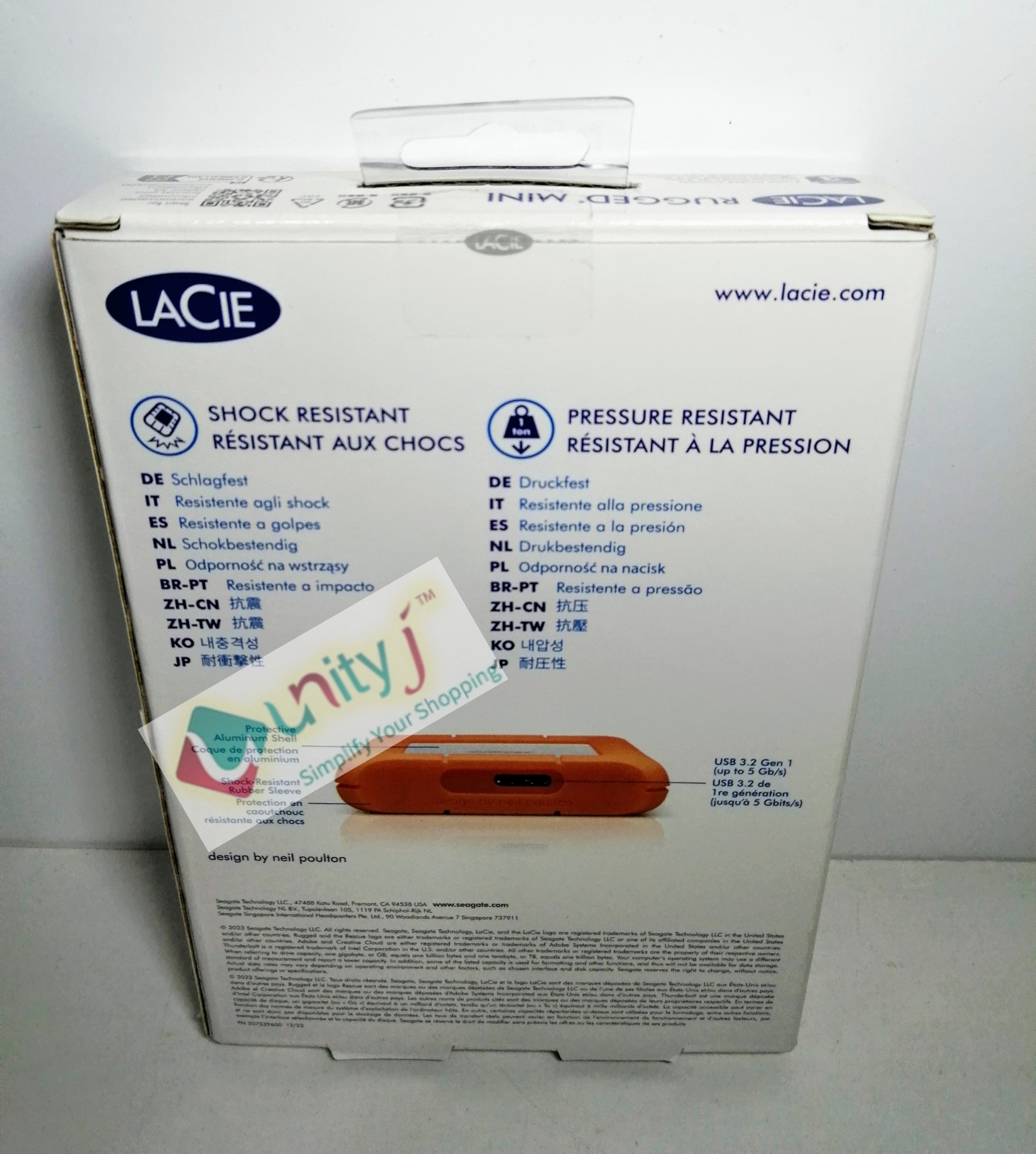 Unityj Uk Computers LaCie Rugged Mini, 2TB 1 1633 Unityj Uk Computers LaCie Rugged Mini, 2TB 1 1633