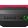 COOSPO Heart Rate Monitor Chest Strap – H808S, Red/Black, Bluetooth & ANT+ HRM, Waterproof, Adjustable, Real-Time Tracking for Running, Cycling, Gym, Compatible with Strava, Zwift, Peloton, Garmin, Polar