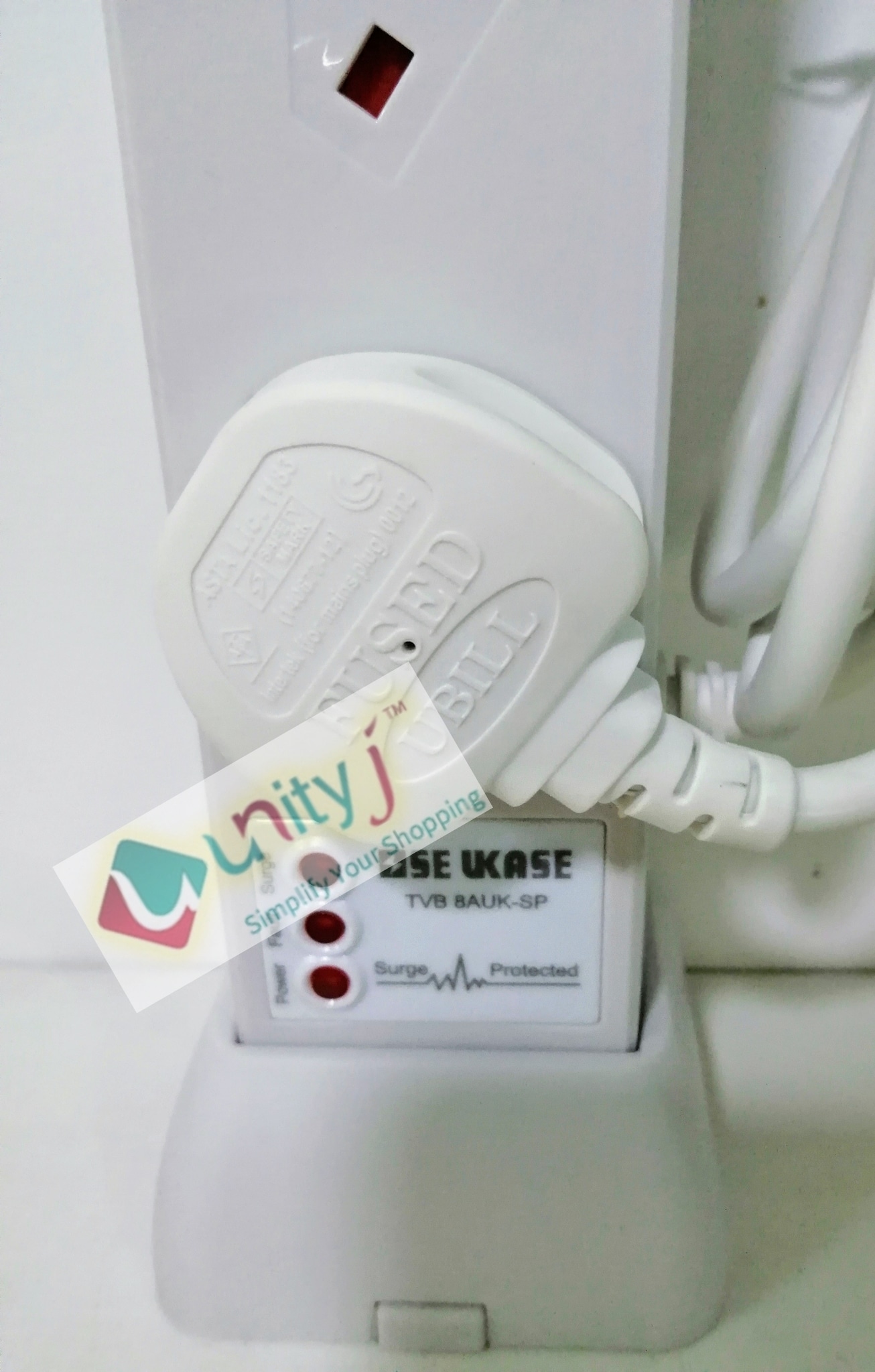 Unityj Uk Household Tower Extension Lead Surge Protected, 8 Way 1 504 Unityj Uk Household Tower Extension Lead Surge Protected, 8 Way 1 504