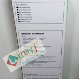 Unityj Uk Household Tower Extension Lead Surge Protected, 8 Way 5 508 Unityj Uk Household Tower Extension Lead Surge Protected, 8 Way 5 508