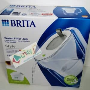 Unityj Uk Kitchen Appliances BRITA Style Water Filter Jug Grey (2.4L) 1870