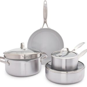 Unityj Uk Kitchen Appliances GreenPan Venice Pro Pots And Pans Set 1860