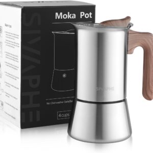 Unityj Uk Kitchen Appliances Sivaphe Stovetop Espresso Maker 200ml 1847