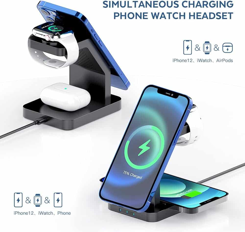 Unityj Uk Telecommunications MEQATS 3 In 1 Wireless Charging Station 1 141 Unityj Uk Telecommunications MEQATS 3 In 1 Wireless Charging Station 1 141
