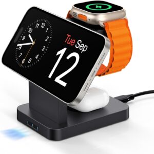 Unityj Uk Telecommunications MEQATS 3 In 1 Wireless Charging Station, 142 Unityj Uk Telecommunications MEQATS 3 In 1 Wireless Charging Station, 142