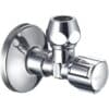 Schell Comfort Regulating Angle Valve 1/2 Inch x 12mm – Chrome Brass with ASAG 49150699, Flange Inlet, Durable Finish for Plumbing Installations