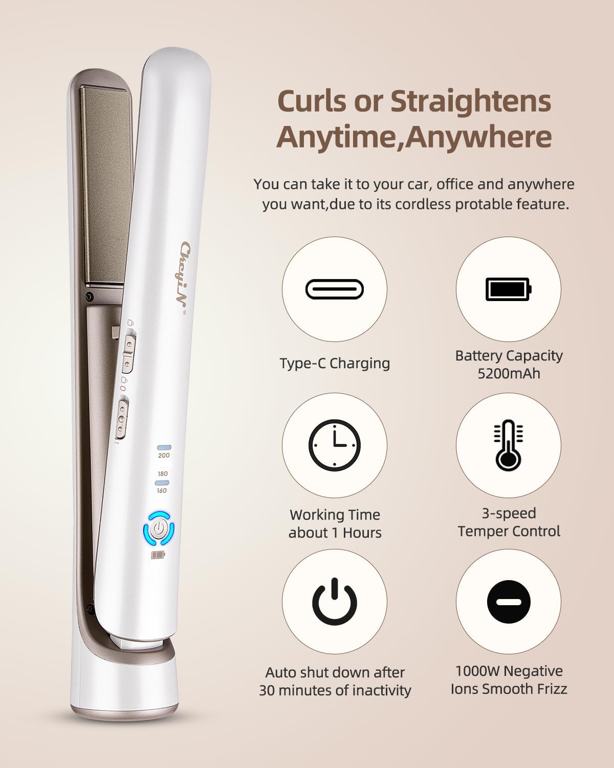 Unityj Uk Beauty CkeyiN Wireless Hair Straightener 2 665 Unityj Uk Beauty CkeyiN Wireless Hair Straightener 2 665