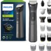 Philips Series 7000 All-in-One Trimmer – 15-in-1 Multigroom Kit for Face, Hair & Body, 26 Length Settings (0.5-16mm), Self-Sharpening Stainless Steel Blades, 120 Min Runtime, USB-A Charging